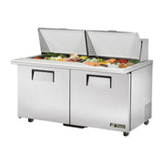 TSSU-60-24M-B-ST-ADA Mega-Top Sandwich Prep Table - 24 Sixth-Size Pans by TRUE – 15.5 cubic_feet, Stainless-Steel