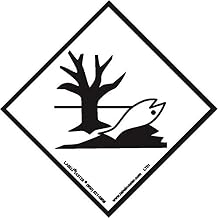 Labelmaster L701S Environmentally Hazardous Substance Markings, 100 mm x 100 mm Paper (Pack of 50)