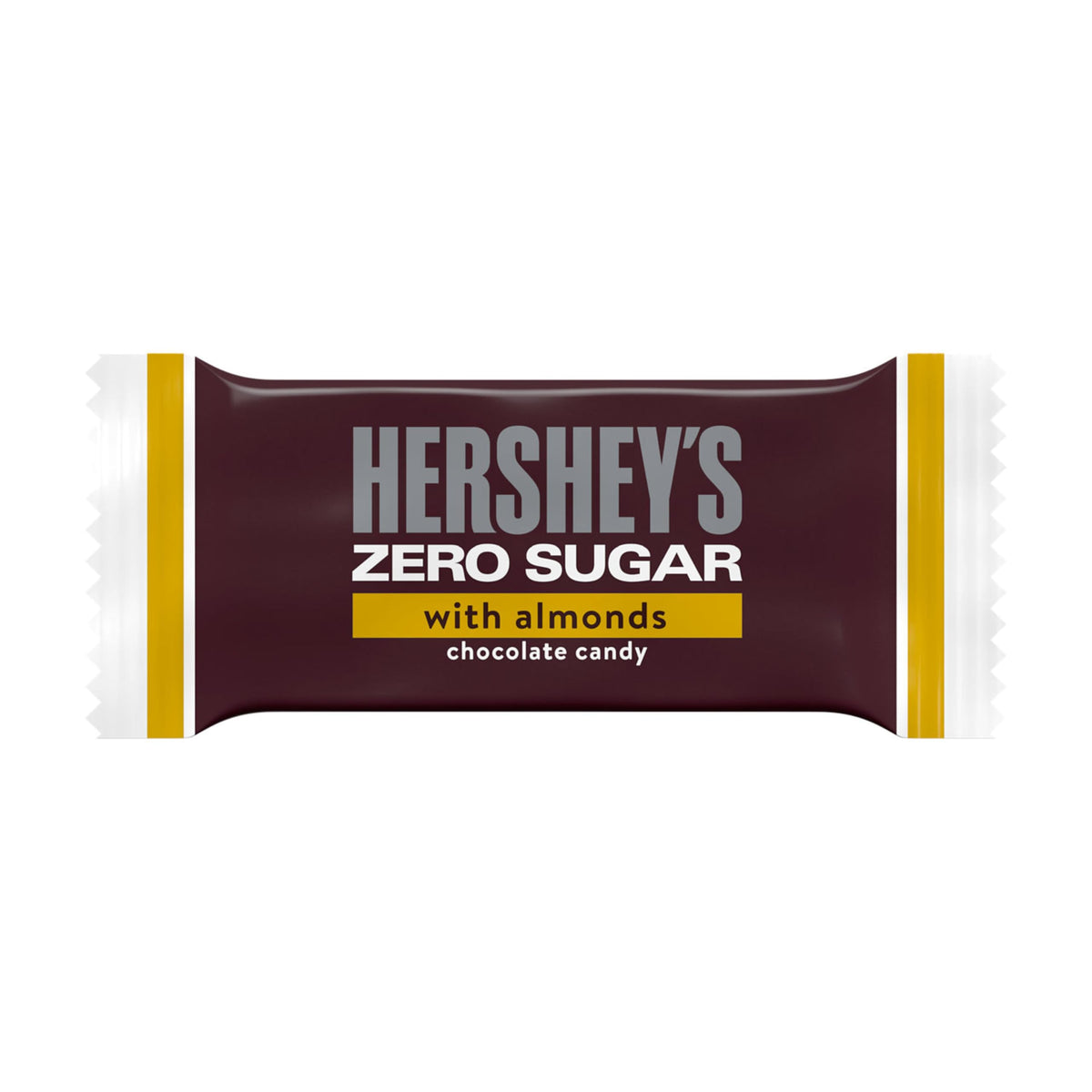 Zero Sugar Chocolate with Almonds Candy Bags by HERSHEY'S – 3 Ounce (Pack of 12), Unavailable