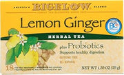 Bigelow Tea Lemon Ginger 18 Bags (Pack of 12)