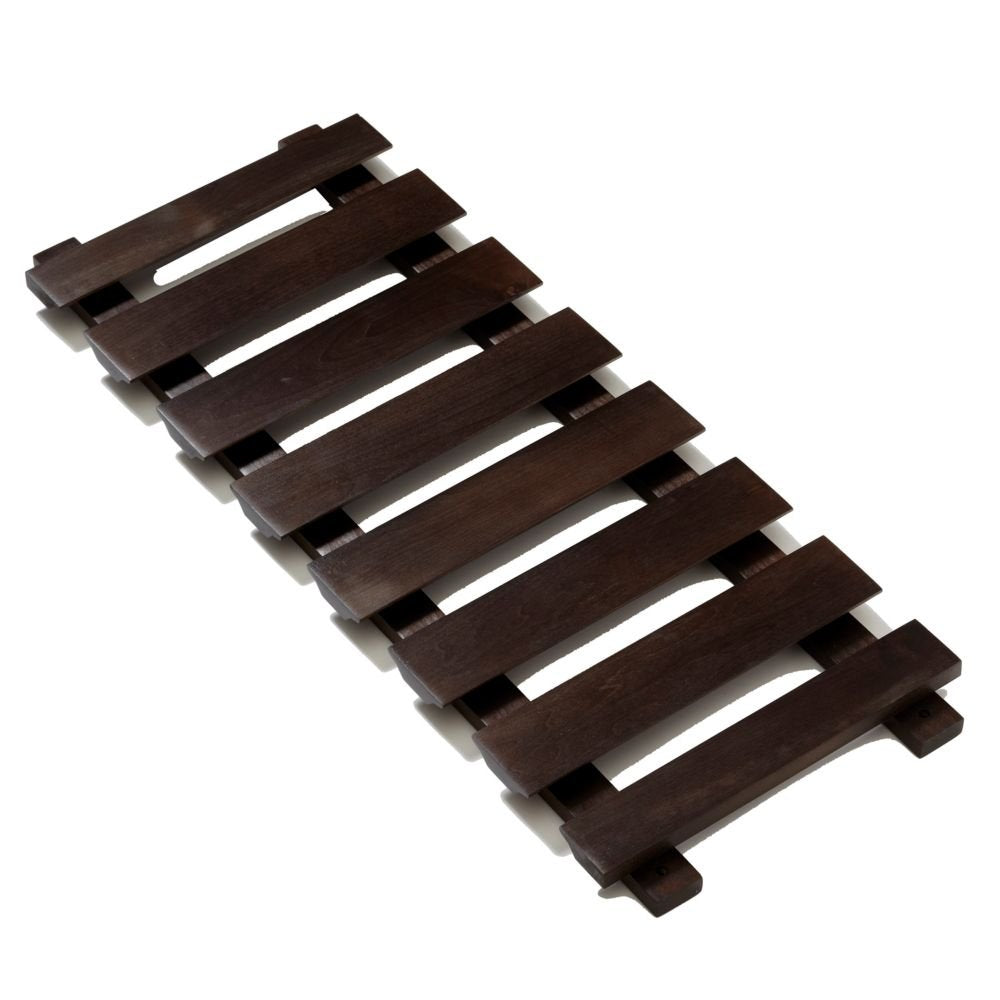 American Metalcraft Walnut / 35" L x 14" W x 1.5" H / Unique Stemware Racks