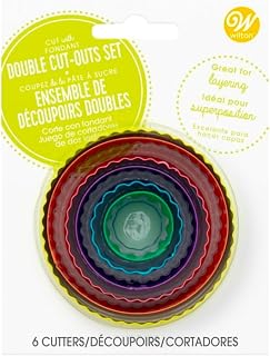 Wilton 6093100 Round Cookie Cutter Set - 6 Piece