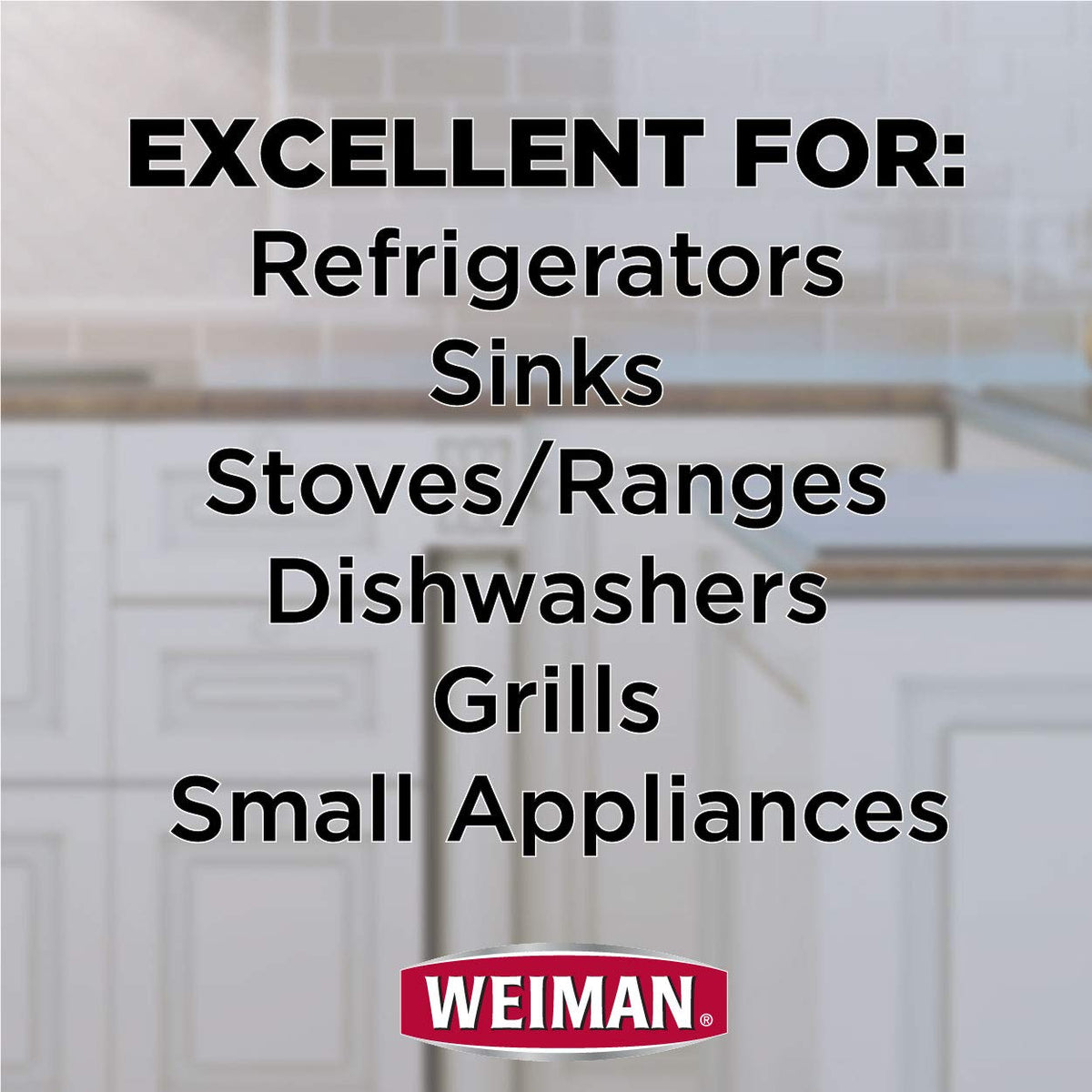 Stainless Steel Cleaner & Polish Aerosol 17 oz - 6 Pack by Weiman – 17 Ounce (Pack of 6), Clear, Pack of 6, Model 49CT