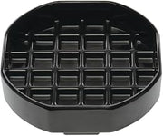 HUBERT Beverage Drip Tray Black Melamine - 6"L x 6"W