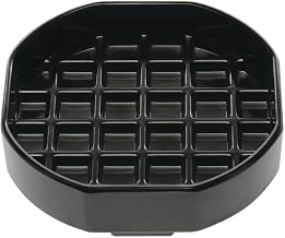 HUBERT Beverage Drip Tray Black Melamine - 6"L x 6"W