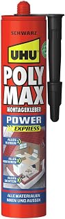 UHU 47200 Poly Max Express Cartridge with 425g, Black
