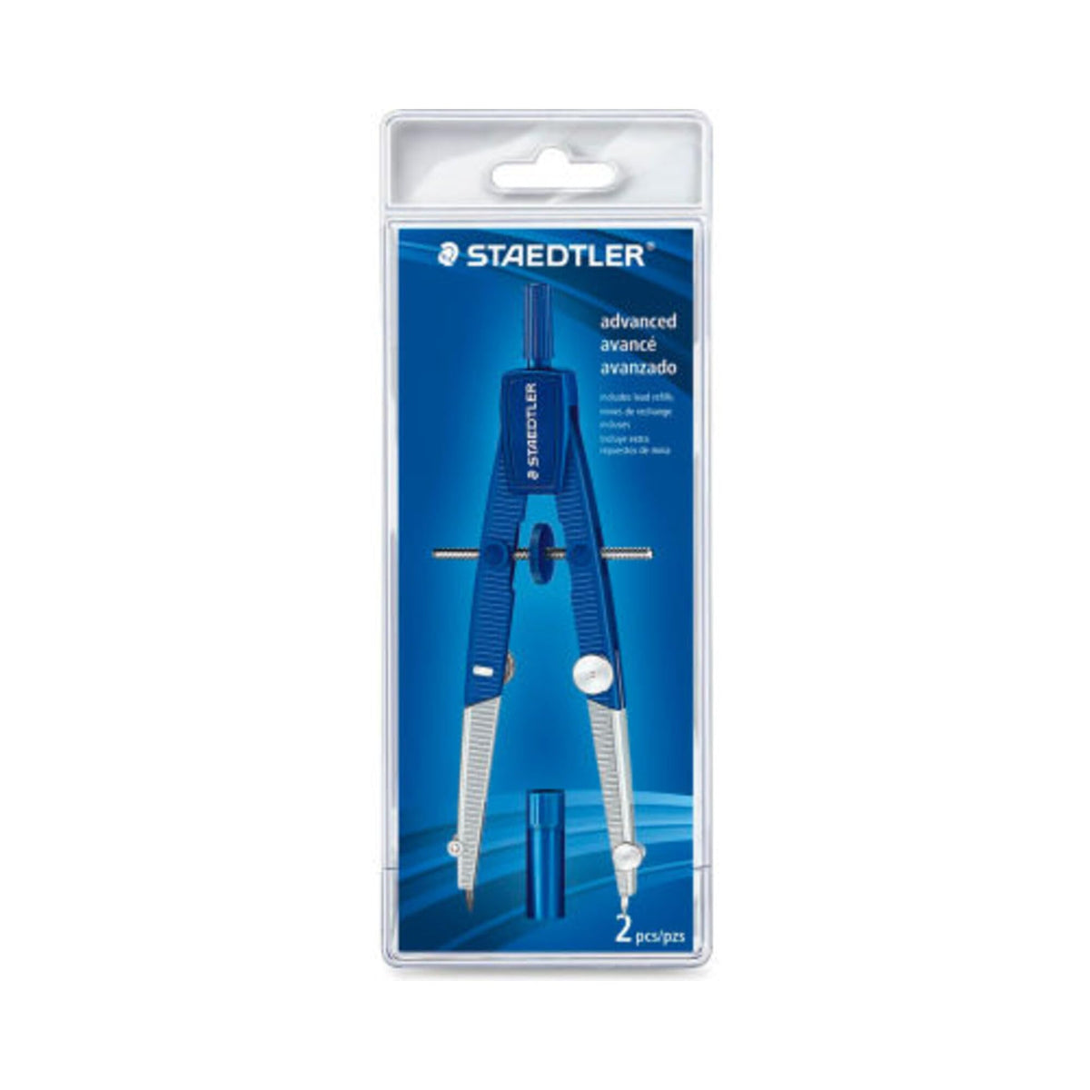 6 Pack: ® Geo Master Compass by STAEDTLER – 3.05 x 0.65 x 8.25, Blue, Pack of 6, Model MPRO550WP01