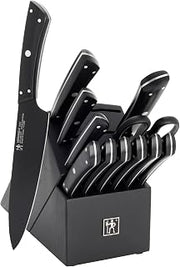 HENCKELS Noir 13-pc Knife Block Set