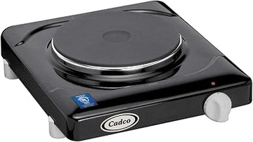 Cadco KR-1 11.5" Portable Electric Hot Plate with 1 Burner and Infinite Controls, 120v, 9 lbs, For Commercial Use
