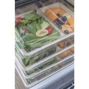 Natural Oval Food Label Black Imprint"100% Natural" - 1 1/2"L x 1"H by HUBERT – Paper, Natural, Pack of 500, Model 11487