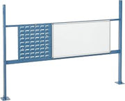 18" W Louver and 36" W Whiteboard Mounting Kit for 72" W Workbench - Blue by Global Industrial – Blue, Model 319173BL