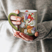 Garden Gnomes Coffee Mug by Lang – 14 Ounces, Paper, Multicolor, Model 2122102