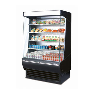 Deep Open Display Merchandiser by Turbo Air – Black, Model TOM-60-DX