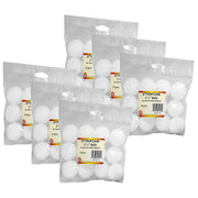 Styrofoam, 1.5-Inch Balls, White, Grade PK+, 12/Pack, 6 Packs/Bundle by Hygloss – OSFA, White, Model HYG51115-6