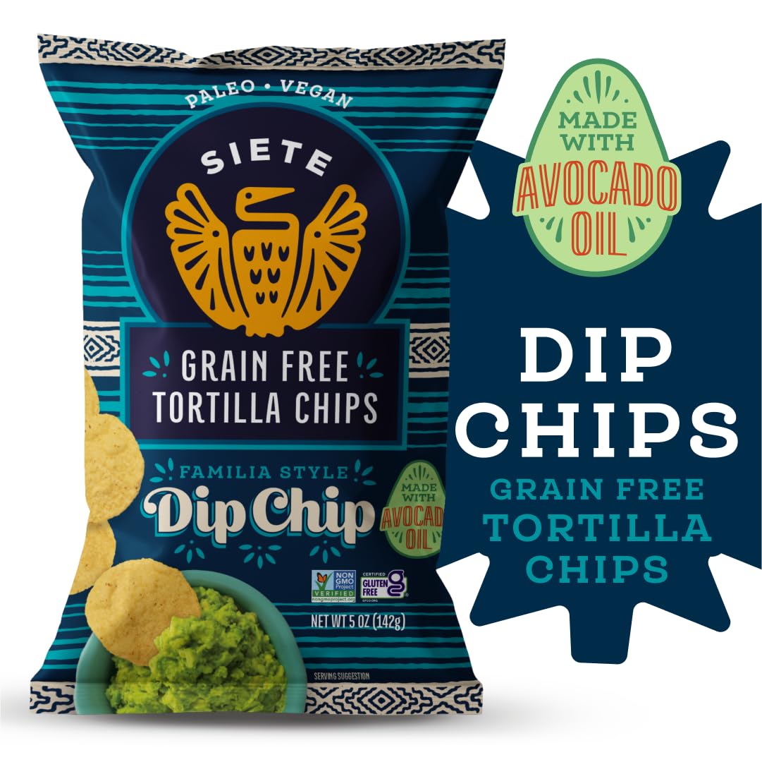 Siete Dip Chip / 5 Ounce (Pack of 3) / 3 Tortilla