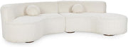 Kosas Home Classic Concepts Octavia Upholstered Fabric Sectional in Vanilla
