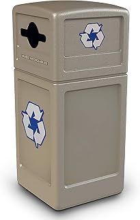 Commercial Zone Recycle42 Mixed Recycling Dome Lid - Beige