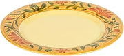 G.E.T. Enterprises WP-12-VN 12" Wide Rim Plate (Qty, 12), Melamine, Yellow (Pack of 12)