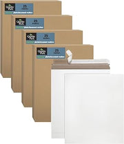 Quality Park Photo Document Mailers, Redi-Strip Self Seal Closure, Rigid Stay Flat Mailer, White Recycled Fiberboard, 6" x 8", 100 per Box