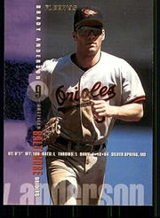 Baseball MLB 1995 Fleer #1 Brady Anderson NM Orioles