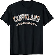 Cleveland American Football Enthusiast Design T-Shirt