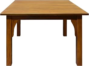 Starlight Canyon Home Solid Wood Mission Style Square Dining Table, Oak Small Kitchen Table for Dining Room, Michael's Cherry