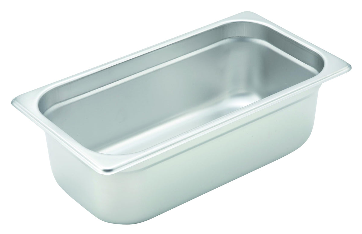 Winco SPJH-304 S/S 1/3 Size x 4" Anti-Jam Pan – Baking Pan