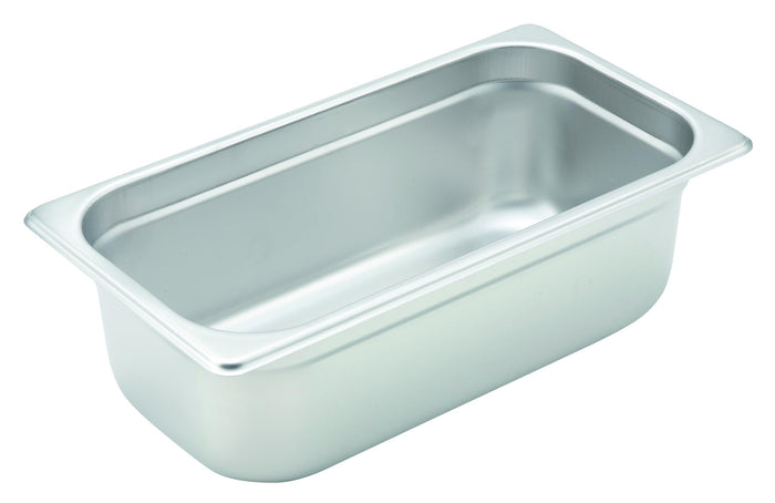 Winco SPJH-304 S/S 1/3 Size x 4" Anti-Jam Pan – Baking Pan