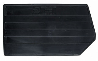 Divider For Quantum Ultra Clearview Poly Bins - 17"Dx9-1/2"H by QUANTUM STORAGE SYSTEMS – 18"L x 5"W x 10"H, Plastic, Black, Model DUS260
