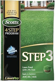 Scotts 33040 Step-3 Lawn Food with 2% Iron, 5000 Sq Ft Coverage