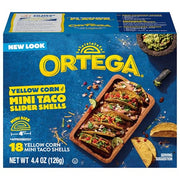 Ortega Mini Slider / 18 Count / Mini Taco Corn