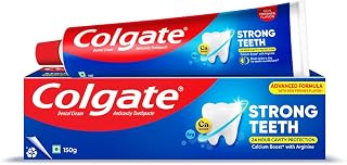 Strong Teeth 150g Cavity Protection, Colgate with Calcium Boost, India's No.1