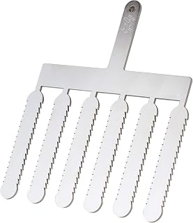 Martellato 20HF05 Frank Haasnoot Chocolate-Decoration Tool, 4-3/4 Inch Feather Eclair Comb