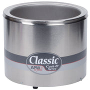 RCW-11-SP 11 Qt. Classic Countertop Cooker / Server by APW Wyott – 11 Quarts, Stainless Steel, Model RCW11SP