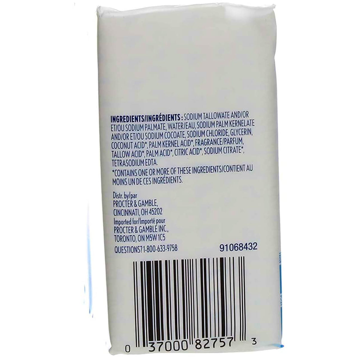 Soap Bars Original - 4 ea. by Ivory – 4 Ounce per bar (8 Count), Ivory, Pack of 2, Model U037000827573-1