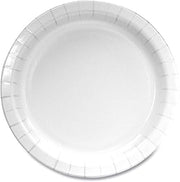 AJM Packaging Boardwalk Paper Dinnerware, Plate, 6", White, 1,000/Carton | Made In The USA; Premium Paper Dinnerware with an Attractive; Model BWKWH6PLT