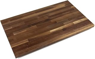 John Boos WALKCT-BL6030-V Blended Walnut Counter Top with Varnique Finish, 1.5" Thickness, 60" x 30"