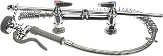 T&S Brass B-0123 Pre-Rinse Unit with Spring Action Gooseneck, Chrome