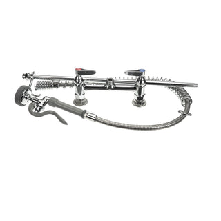 Pre-Rinse Unit with Spring Action Gooseneck by T&S Brass – Brass, Model B-0123