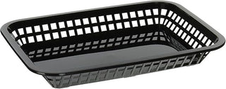 TableCraft Products C1077BK Grande Basket, Black (Pack of 12)