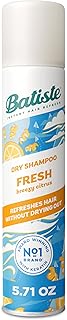 Batiste Dry Shampoo, Fresh Fragrance, 5.71 oz | Subtle Citrus Fragrance, Refresh Hair and Absorb Oil Between Washes, Waterless Shampoo for Added Hair Texture and Body