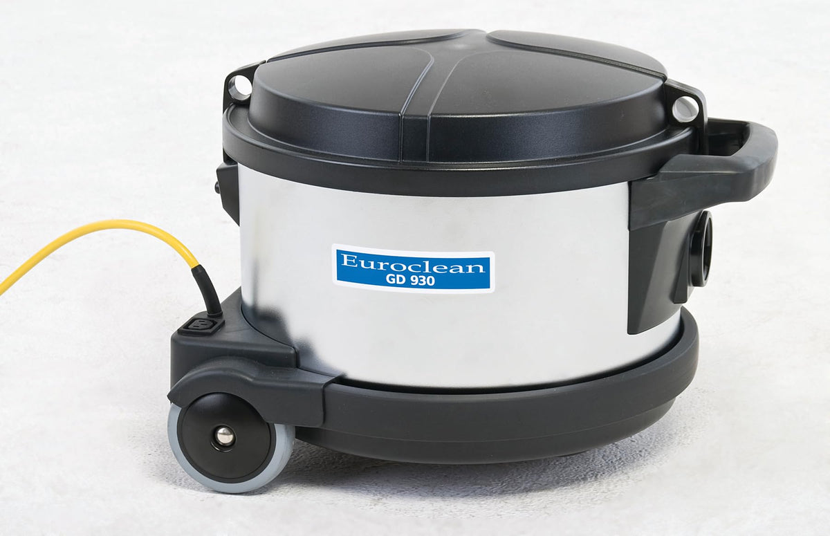 Canister Vacuum by Nilfisk – 15 liters, Silver, Model GD930 HEPA
