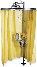 Bradley S19-330 Emergency Shower Privacy Curtain Kit, 70 x 145 Inch