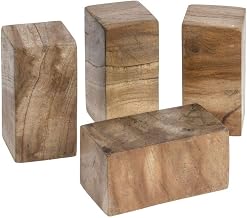 HUBERT Reclaimed Wood Riser Support-2" L x 4" W x 2" H
