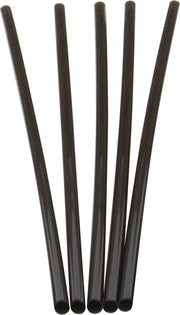 BS808BLK10/500 Collins Straw, 8" Length, Black (10 Packs of 500)