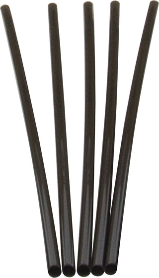 BS808BLK10/500 Collins Straw, 8" Length, Black (10 Packs of 500)