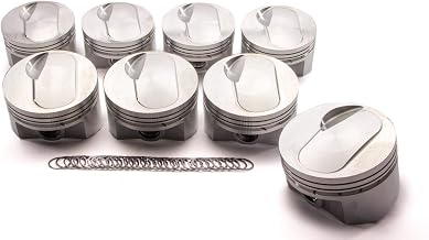 JE Pistons 281919 Piston Kit (502 BBC 4.5in Bore +1cc Dome Replacement Set of 8)