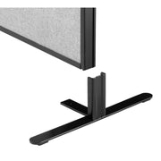 Freestanding Office Partition Panel by Global Industrial – Alloy Steel, Grey, Model 238639FGY