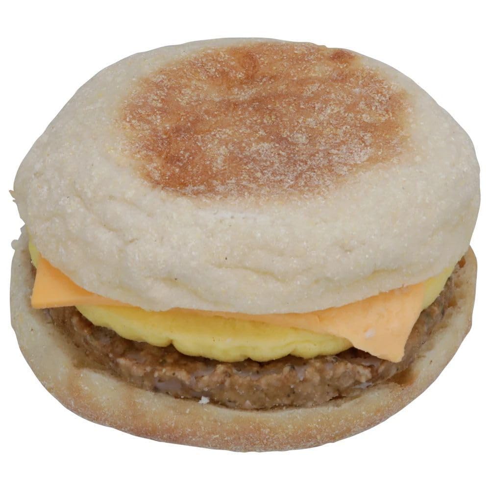 Individually Wrapped Fully Cooked Sausage, Egg And Cheese Muffin, 5 oz. (12 Count) by Jimmy Dean – 5 ounce, Pack of 12