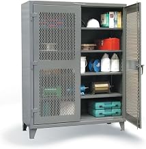 Strong Hold Ultra-Capacity Ventilated Cabinet - 60X24x78 - Dark Gray
